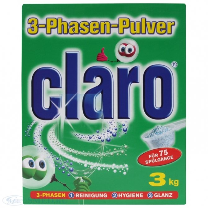 Австрийское средство Claro обладает тройным воздействием на загрязнения