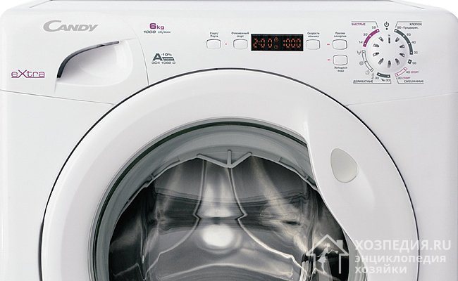Most Candy washing machines have a clear self-diagnosis system for faults
