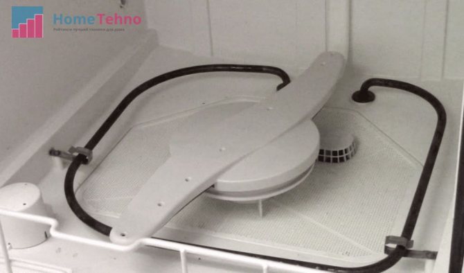 чистка лопастей в посудомоечной машине