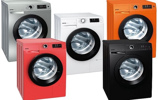 Color range of washing machines