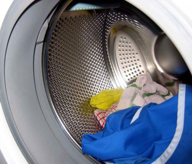 imbalance in the washing machine drum