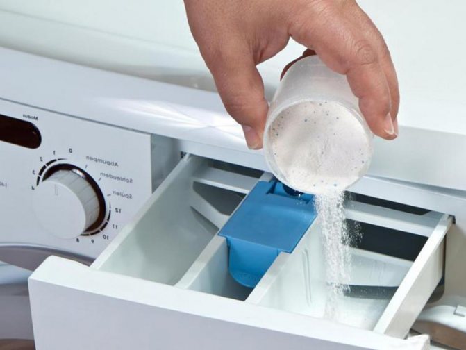 Для чего в стиральной машинке служит каждый отсек?
