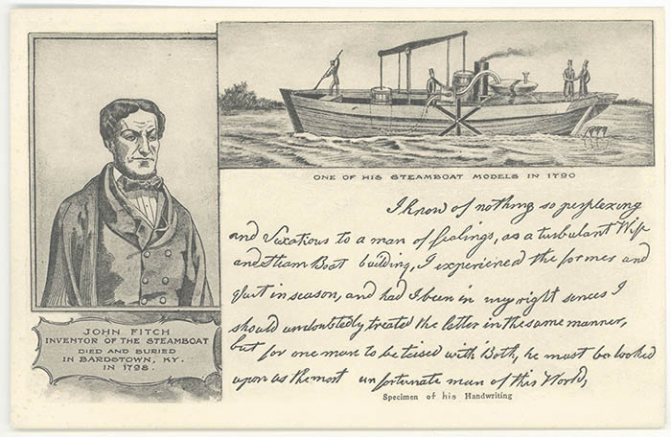 John Fitch and his ship