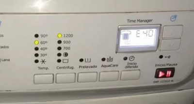 Е 10 ошибка на стиральной машинки электролюкс