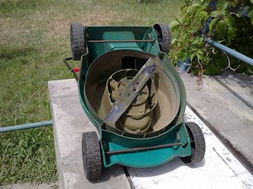 homemade lawn mower