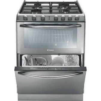 Gas stove with dishwasher: pros and cons