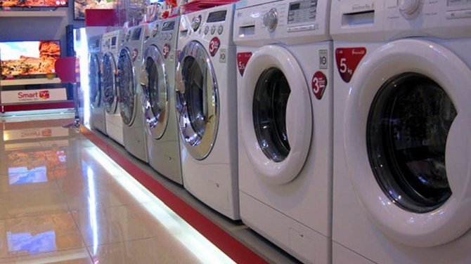 horizontal washing machines