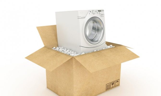Proper packaging of the washing machine is the key to its safety during transportation.