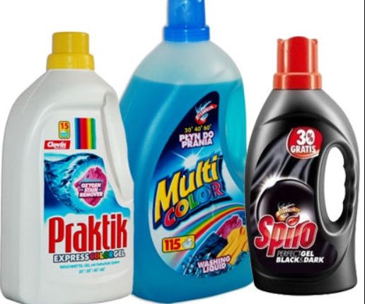 use suitable detergents