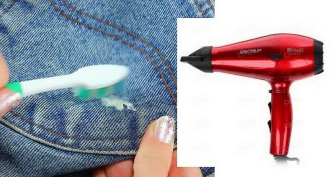 How and with what to remove chewing gum from jeans, trousers and trousers at home