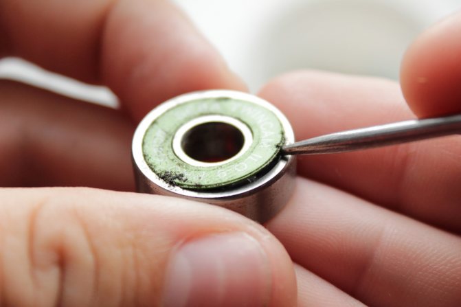 how to fill a sealed bearing with grease