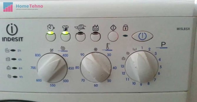 how to use an indesit washing machine
