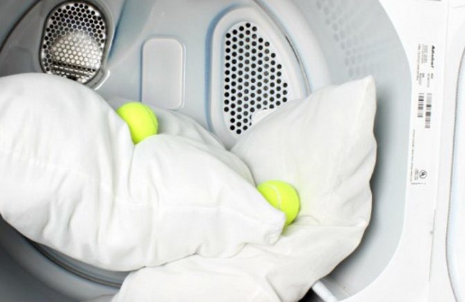 How to wash pillows in a washing machine