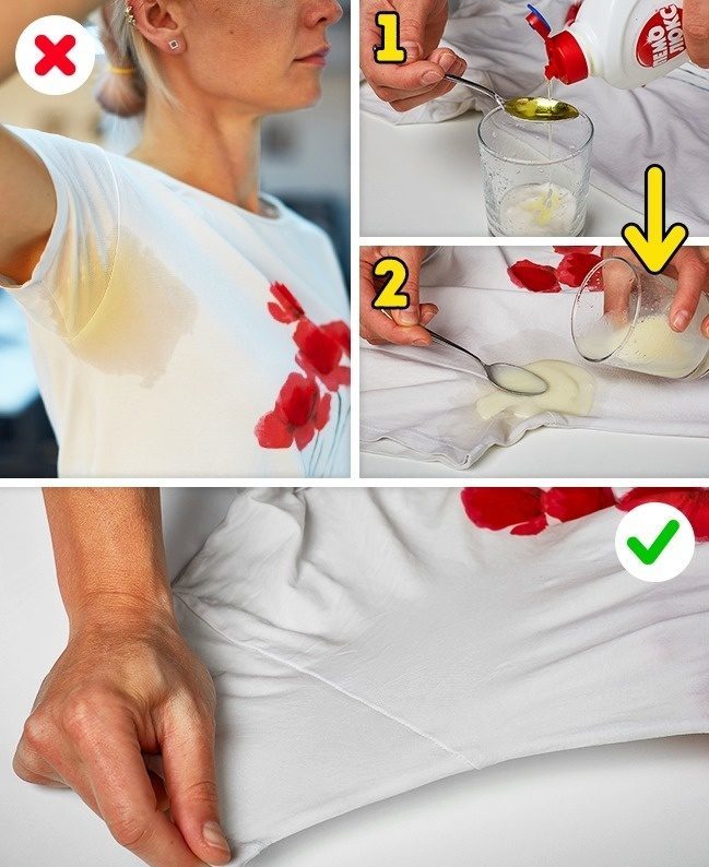 How to remove deodorant marks