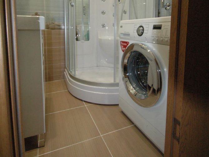 How to fix a washing machine on tiles 1