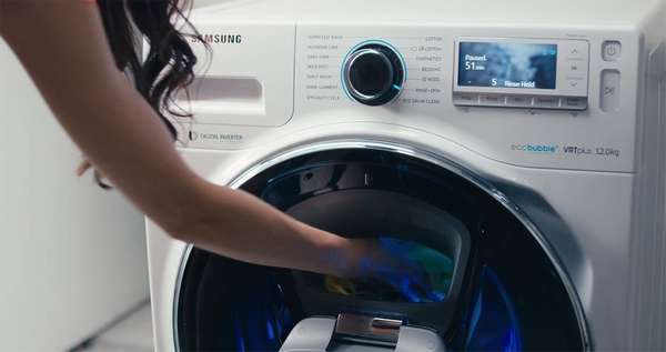 How to start washing in Samsung machines