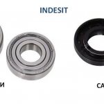number of bearings and seals Indesit