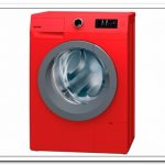 Красная стиральная машина GORENJE W65Z03SRD