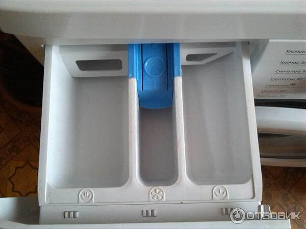 marking trays in washing machines