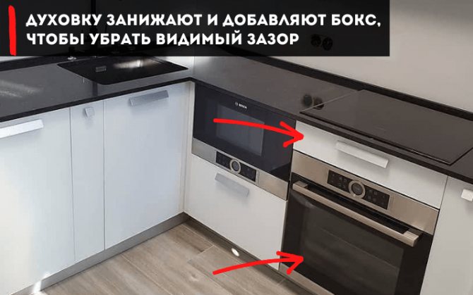 at what height should the oven be placed?