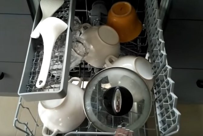 Incorrect loading of dishes into the PMM