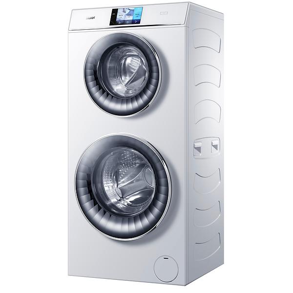 Haier Duo HW120-B1558 drum loading rates vary