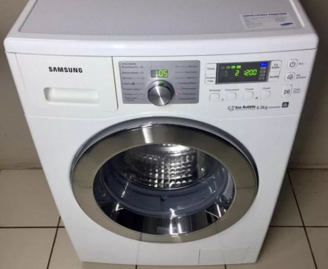 Eco Bubble washing machine review, description, instructions