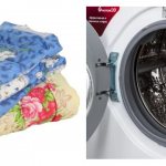 Одеяло и стиральная машина