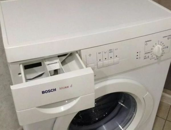 Description of the Bosch Maxx 4 washing machine, functions, explanation of icons