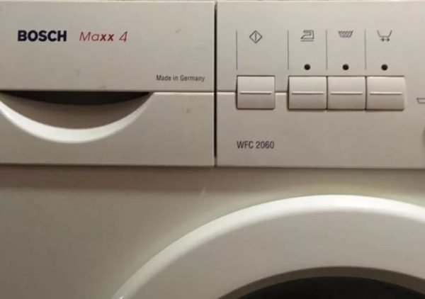 Описание стиральной машины Bosch Maxx 4, функции, расшифровка значков
