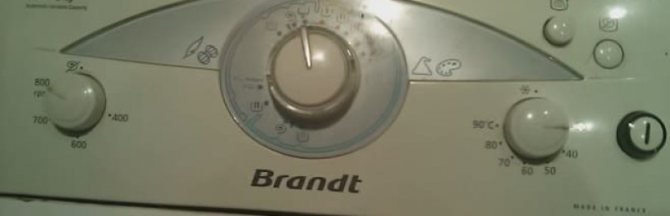 Ошибка D07 у стиральной машины Brandt: как устранить неисправность?