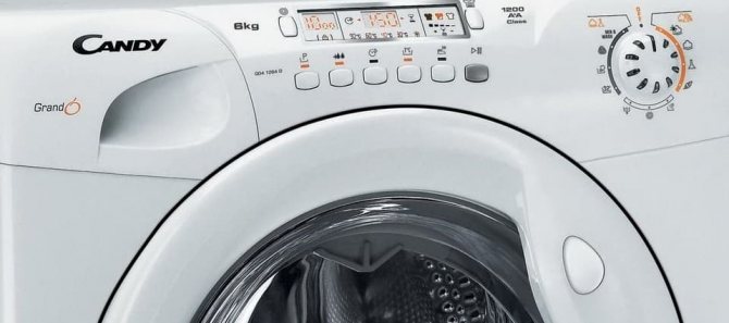 Error E08 in Candy washing machine