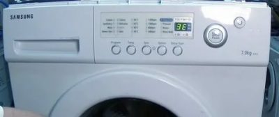 Error e3 in a Samsung washing machine