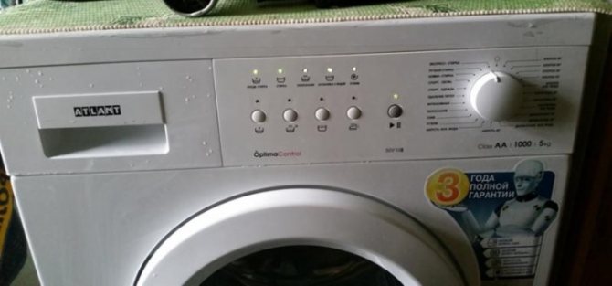 Ошибка F3 в стиральных машинах Атлант — сброс своими руками