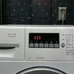 Ошибка на стиральной машинке Bosch E23