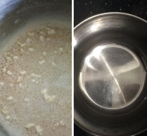 «Паклан Брилео» легко отмывает даже проблемные участки посуды