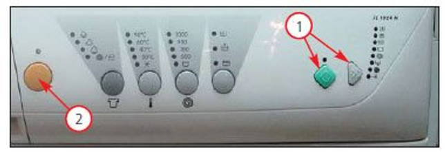 Electrolux control panel