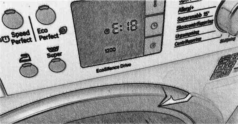 Bosch washing machine control panel