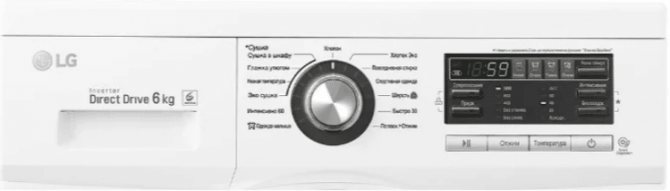 control panel for washing machine LG 6 kg FH-2G6NDG2 with dryer
