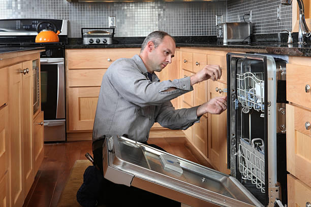 Why does the water rise in the dishwasher?
