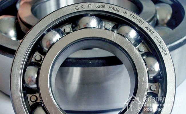 Bearings are important parts of a washing machine.