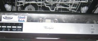 Посудомоечная машина Whirlpool – коды ошибок