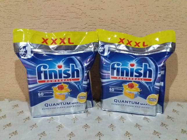 Finish dishwasher capsules