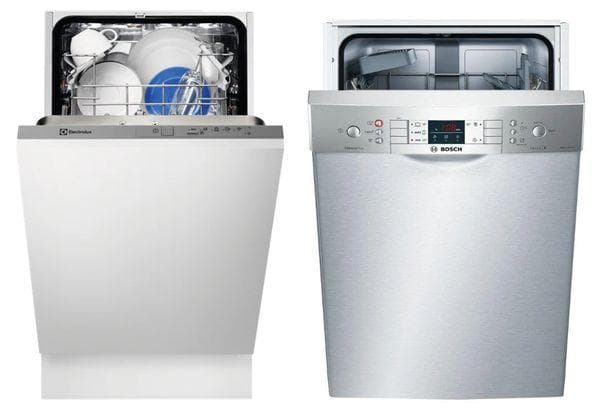 Посудомоечные машины Bosch и Электролюкс