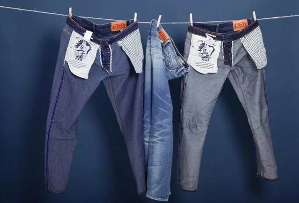 Rules for drying jeans