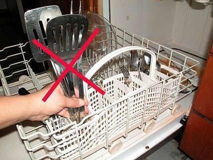 Loading the dishwasher correctly