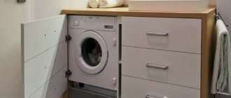 При правильном подходе стиральная машина может стать гармоничной частью любого интерьера