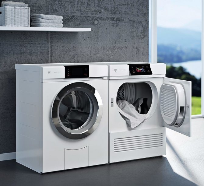 Operating principle of the washing machine