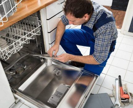 Процесс ремонта посудомойки Бош