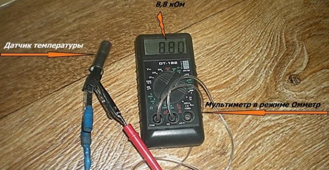 checking the SM thermistor